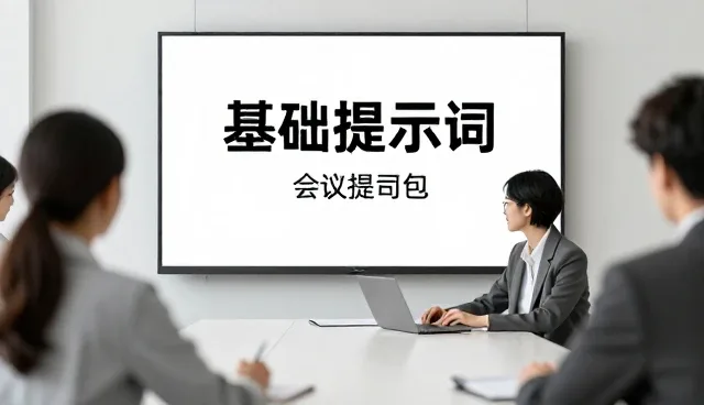 提示词指南分类管理,提升会议纪要提示词性能优化