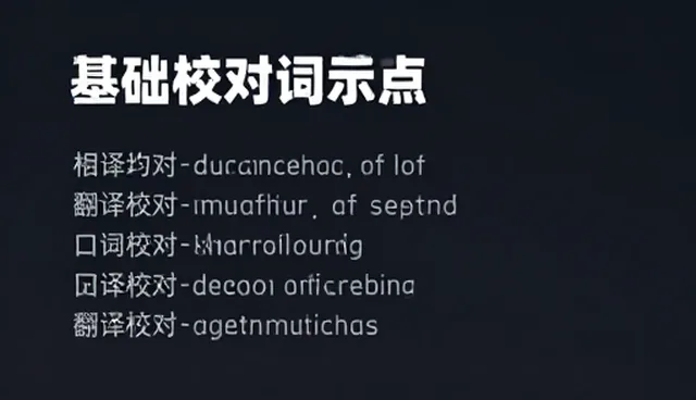 即梦提示词100篇百度网盘：如何通过检查要点提升翻译校对效率